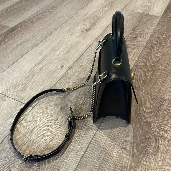 Coach Parker Top Handle Bag, Black - Picture 3 of 12